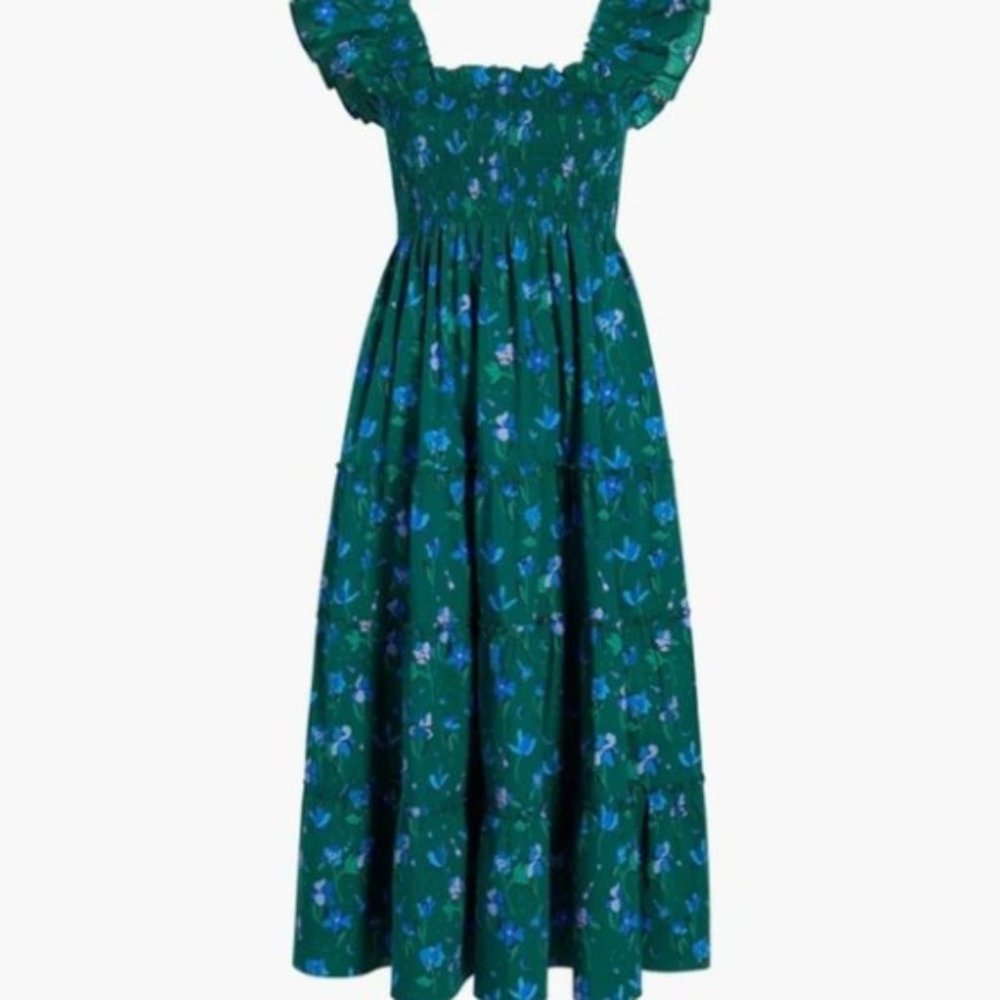 Hill House - Ellie Nap Dress - Emerald Space Floral / XS (NWT)